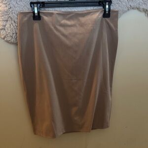 Women’s NY&Co Elegant Tan Women's Skirt Sz 6